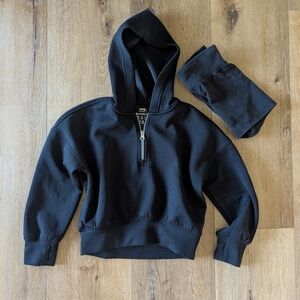 abercrombie kids Black Pullover Hoodie Matching Set